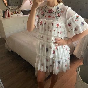 Zara Floral Babydoll Dress